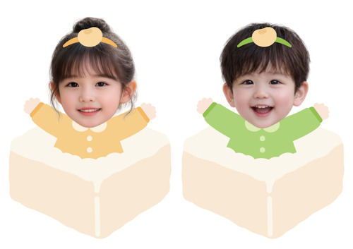 두부 합성도안