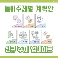 놀이주제별 계획안 업데이트